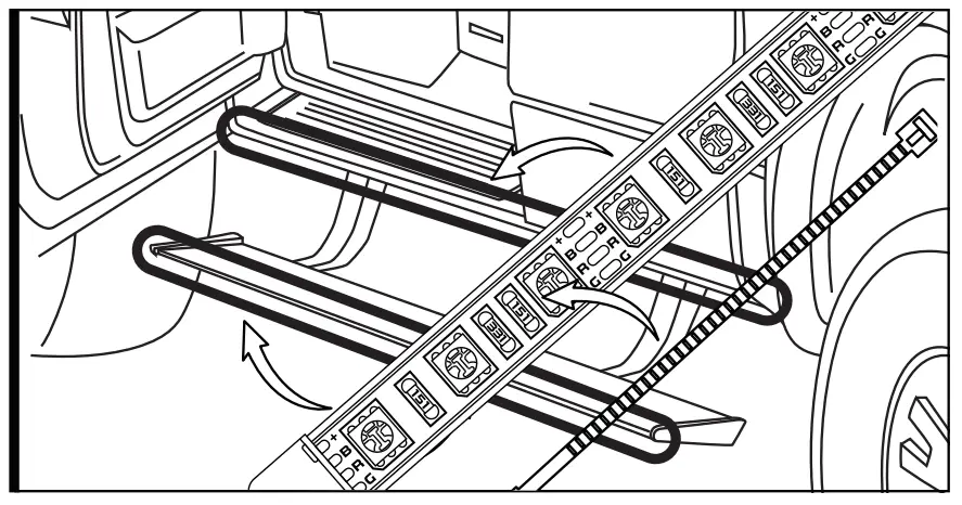 AURA Running Board Lighting Kit-fig6