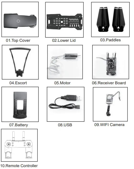 NEHEME NH525 Drone 6 Axis Gyro - ACCESSORIES