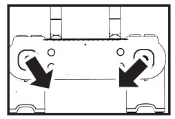 NEHEME NH525 Drone 6 Axis Gyro - TAKEOFF METHOD 2 .1