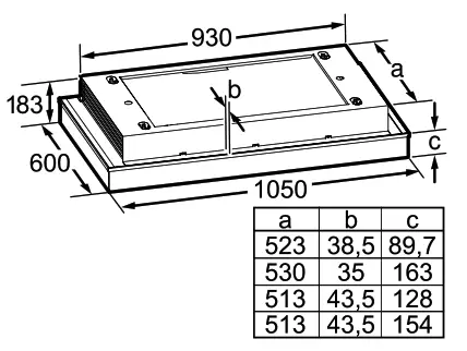 GAGGENAU AC230101 Ceiling-Mounted Ventilation System - 14