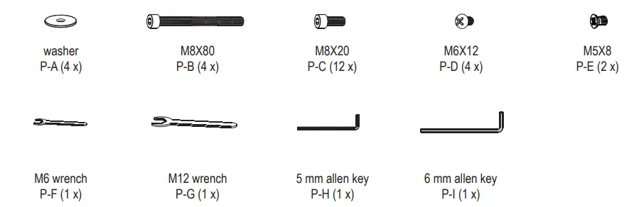 HAGOR 8207 BrackIT Stand Single - Package M