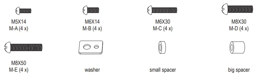 HAGOR 8207 BrackIT Stand Single - Package M1
