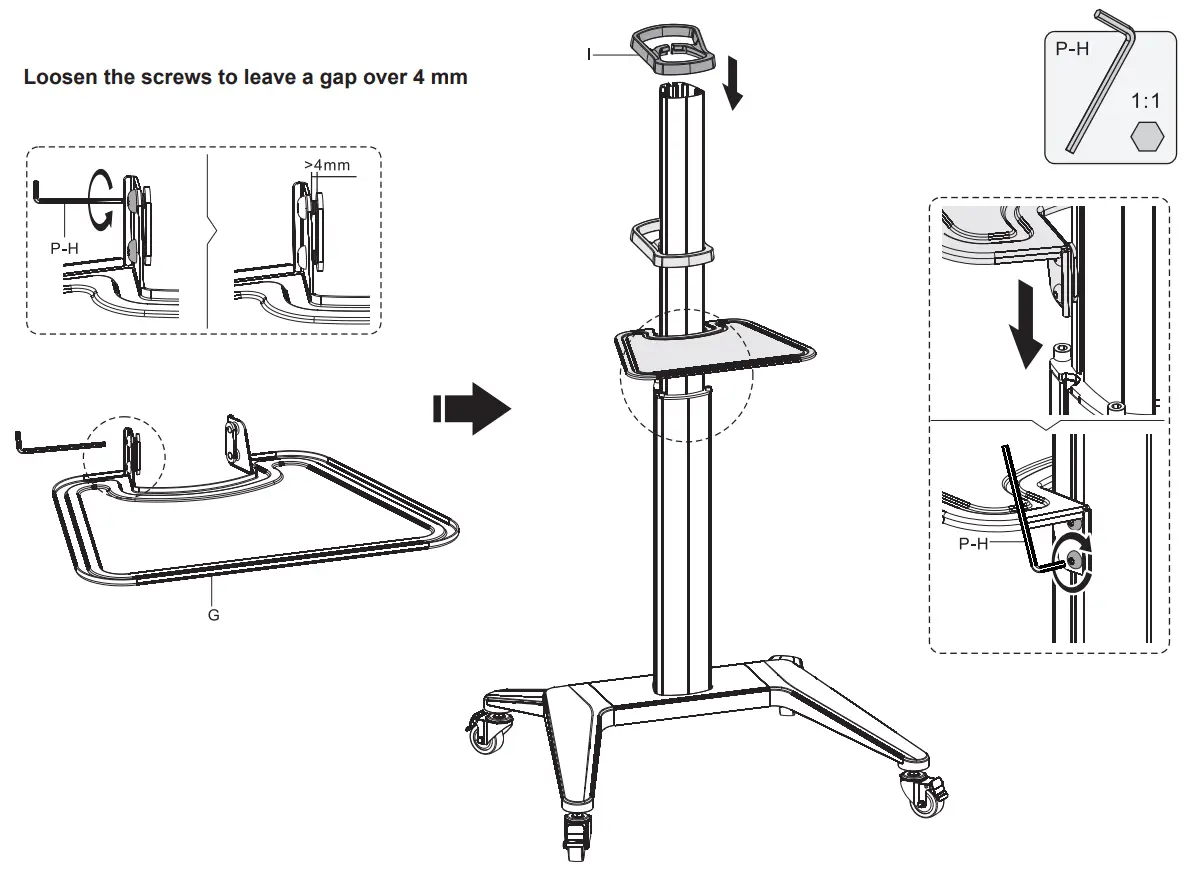 HAGOR 8207 BrackIT Stand Single - Package1