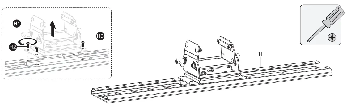 HAGOR 8207 BrackIT Stand Single - Package2