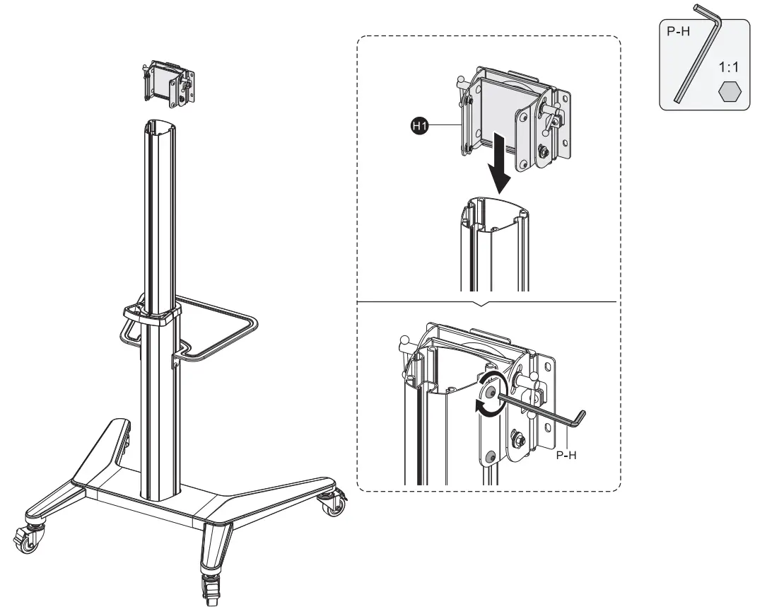HAGOR 8207 BrackIT Stand Single - Package4