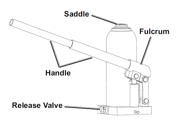 PITTSBURGH 56734 Heavy Duty Bottle Jack 4