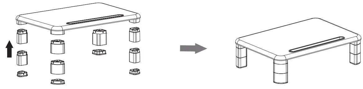 HUANUO-‎HNLL1-3-Height-Adjustable-Monitor-Stand-fig-4