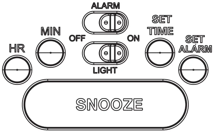 amazon basics B07DQWT15Y Digital Alarm Clock - Figure 2