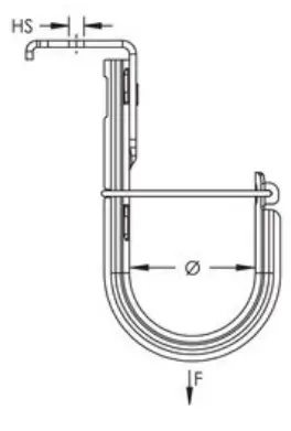 nVent CAT48HPAFAB6 CADDY Cat HP J Hook - DIAGRAMS