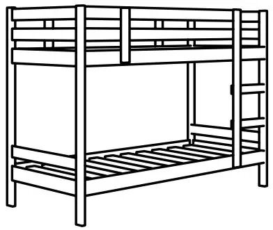 IKEA Childrens Sleep Extendable Bed - Bunk beds 1
