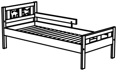 IKEA Childrens Sleep Extendable Bed - Junior beds 1