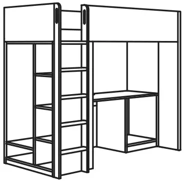 IKEA Childrens Sleep Extendable Bed - Loft beds 1