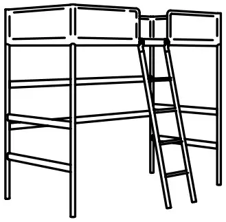 IKEA Childrens Sleep Extendable Bed - Loft beds 2