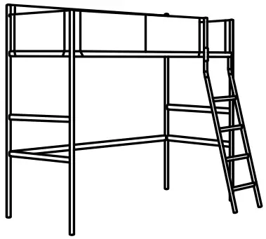 IKEA Childrens Sleep Extendable Bed - Loft beds 3
