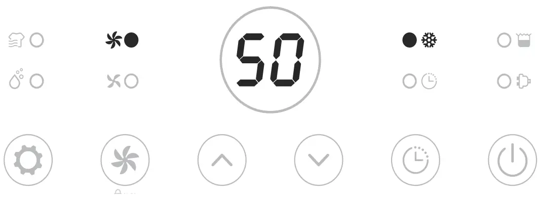 eeese 2505 Dehumidifier Valdemar - Manual Mode 1