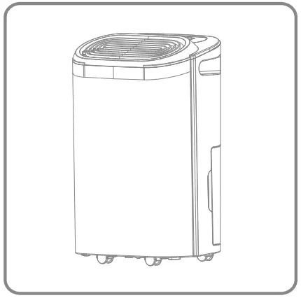 eeese 2505 Dehumidifier Valdemar - filter completely