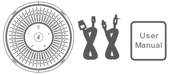 ALFATRON ALF-CMB201 Bluetooth Speaker - Packaging contents