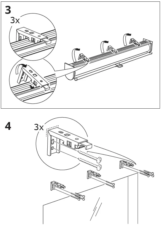 IKEA 003.810.14 TRETUR Blackout Roller Blind Instruction-3