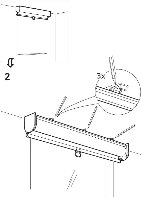 IKEA 003.810.14 TRETUR Blackout Roller Blind Instruction-7