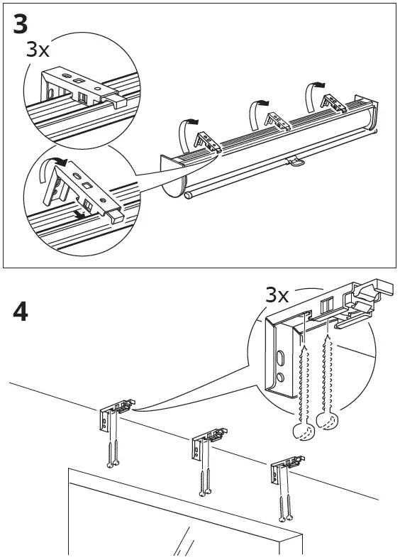IKEA 003.810.14 TRETUR Blackout Roller Blind Instruction-8