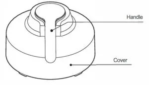 Midea MF-CN65A2 Two-In-One 5.7L Pressure Cooker and Air Fryer - Air Fryer Lid