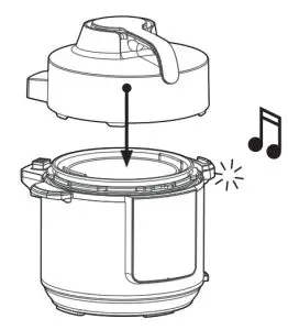 Midea MF-CN65A2 Two-In-One 5.7L Pressure Cooker and Air Fryer - Cooker Base 1