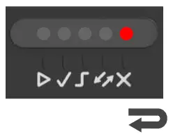 BANNER ABR3009-WSE2 Barcode Scanner - Release button