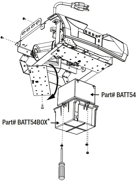 LINEAR LDCO 841 Wifi Operator- BATTERY BACKUP