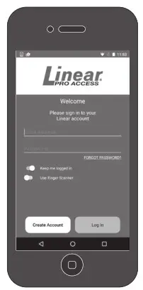 LINEAR LDCO 841 Wifi Operator- app Installation 1