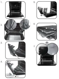 neue FNP600X Integrated Single Oven Stainless Steel - GLASS DOOR