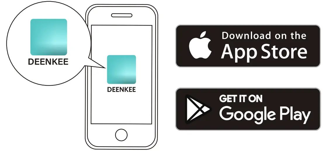 DEENKEE D30 Robotic Vacuum Cleaner - APP