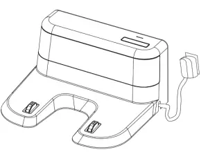 DEENKEE D30 Robotic Vacuum Cleaner - CHARGING 14
