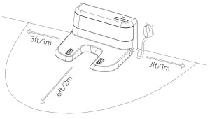 DEENKEE D30 Robotic Vacuum Cleaner - CHARGING BAS