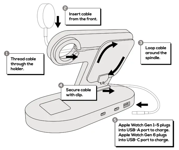 Guangdong Bekey Technology STG 6761 KB Wireless Charging Stand - Cable