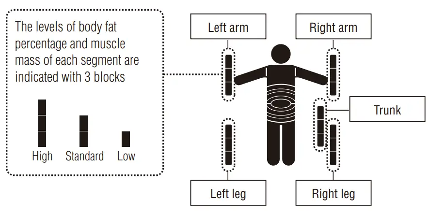 TANITA InnerScanV BC 601 Segmental Body Composition Monitor - Level Indicator