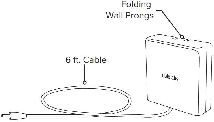 ubiolabs WCB290 Home Charging Center - Wall Adapter
