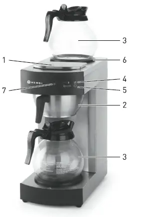 HENDI 208304 Coffee Machine Kitchen Line fig 1