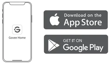 Govee B7080 RGBW LED Rock Lights - App