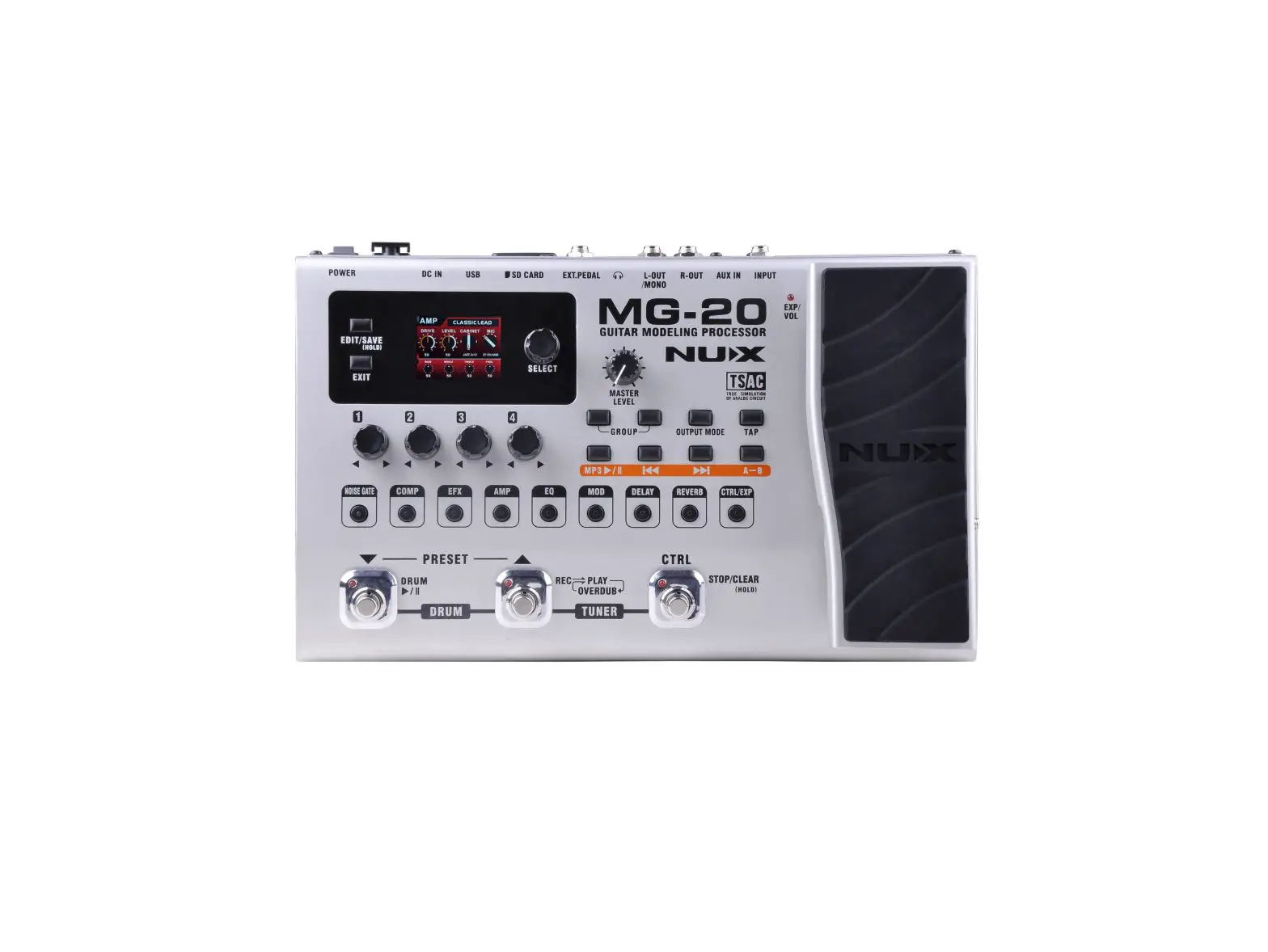 Nux Mg-20 Guitar Modeling Processor User Manual Nux Mg-20 Guitar Modeling Processor User Manual