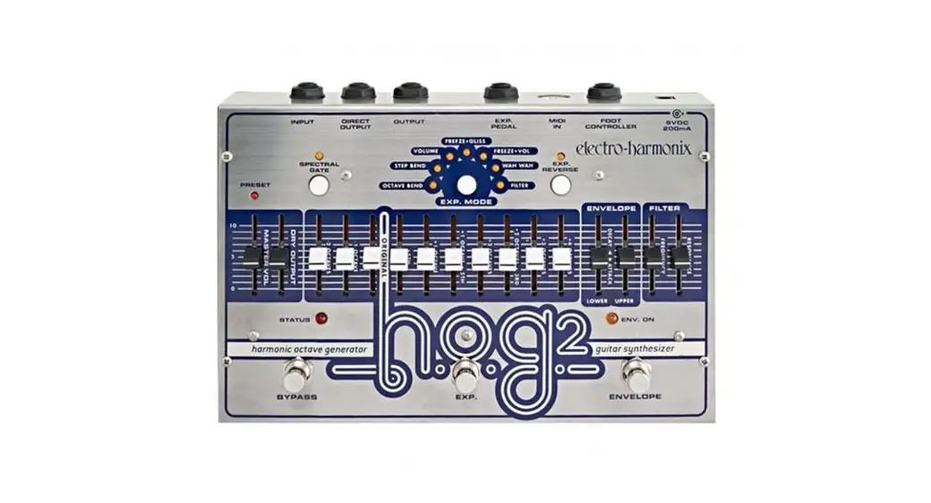 Electro-harmonix Hog2-bundle Hog 2 Harmonic Octave Generator/synthesizer User Manual Electro-harmonix Hog2-bundle Hog 2 Harmonic Octave Generator/synthesizer User Manual