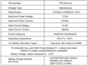 FIG 1 TECHNICAL SPECIFICATIONS