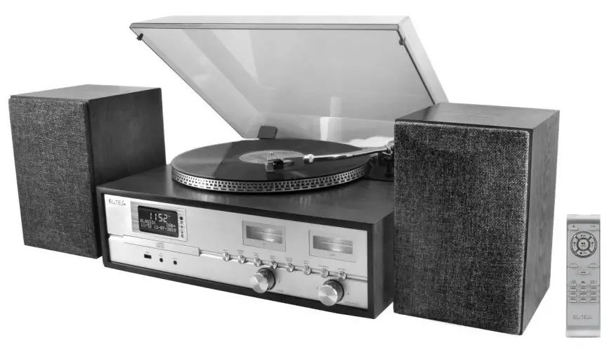 ELITE Line PL880 Record Player with DAB Radio and Bluetooth - Cover