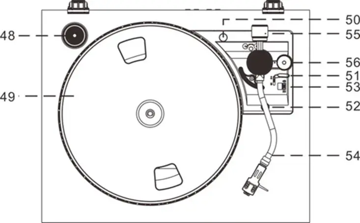 ELITE Line PL880 Record Player with DAB Radio and Bluetooth - TURNTABLE