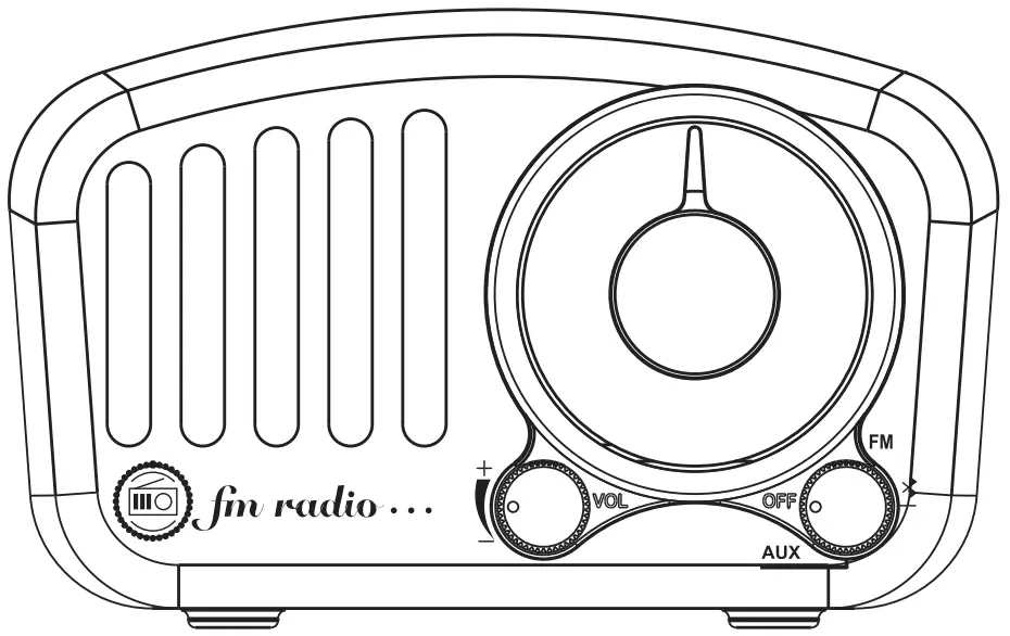 Radios R 919 Portable Vintage Radio Speaker