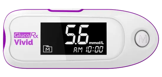GlucoRx TD-4235D Vivid Blood Glucose Test Strips