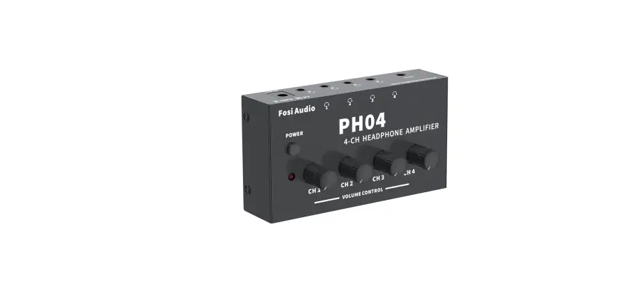 Fosi Audio Ph04 4 Channel Headphone Amplifier User Manual