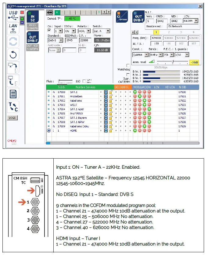 EKSELANS-BY-IT-SCM-8SH-TC-DVB S-S2-TO-Cofdm-QAM-Transmodulator-18