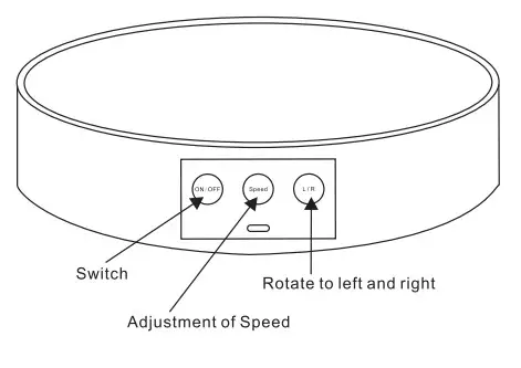 Shenzhen Haocaiyang Technology HZP 001 Display Smart Electric Rotating Disc with APP - fig 1
