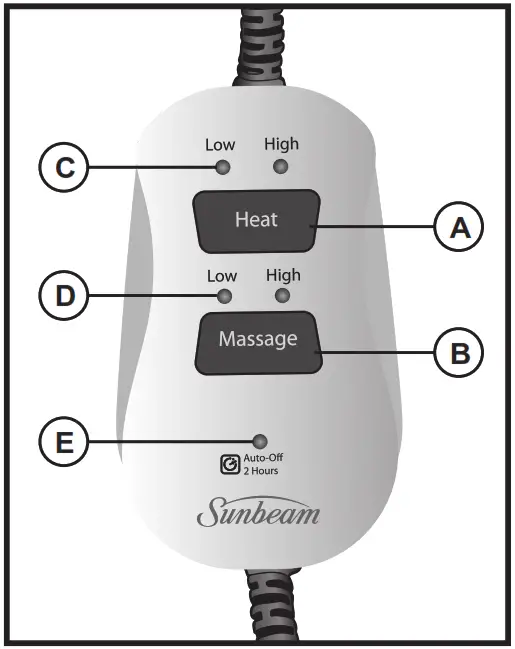 Sunbeam Renue XXL Massaging Heat Wrap Contoured - YOUR HEATING PAD
