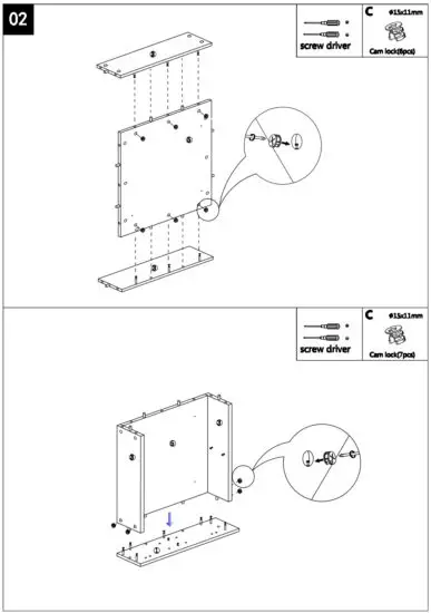HARPER BeBa 25987 Mirrored Bathroom Cabinet - figure 2